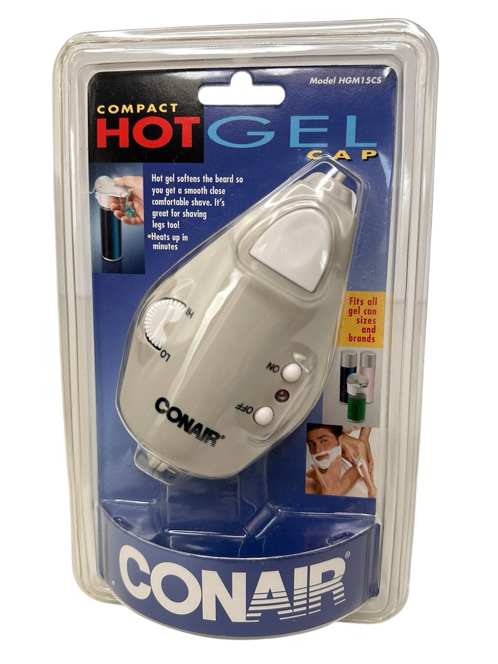 Conair Compact Hot Gel Cap Shaving Cream Warmer System HGM15CS -NEW in Packaging